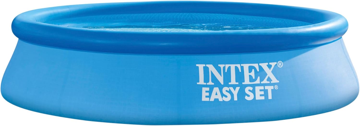 Intex Piscina Hinchable Easy Set 244 × 61 cm 1942 L Familiar 2-3 Personas Azul