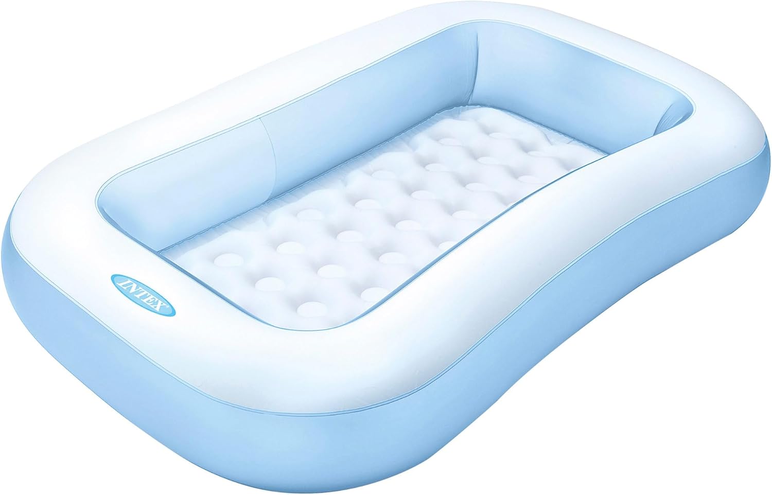 Intex Piscina Infantil Rectangular 166 × 100 × 25 cm 90 L Suelo Hinchable Azul