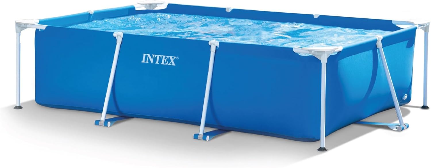Intex Piscina Rectangular Metal Frame 450 × 220 × 84 cm 7127 L Depuradora Incluida - vista 2