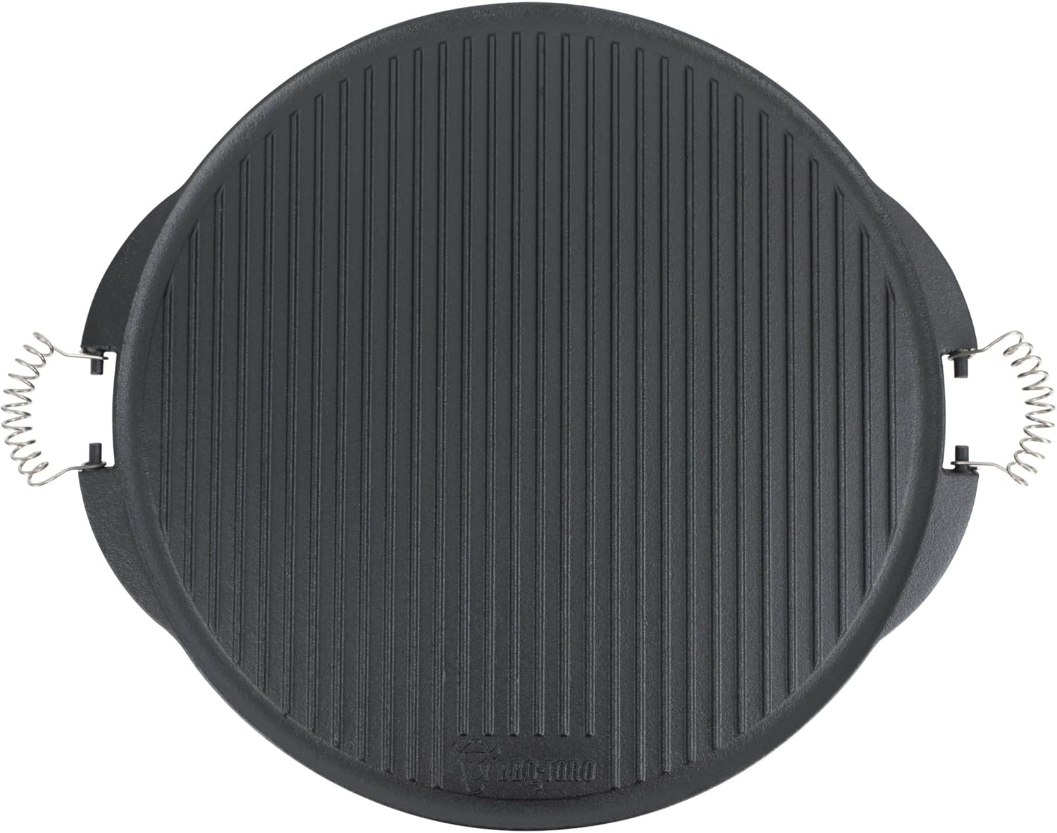 BBQ-Toro Plancha Hierro Fundido Ø53 cm Reversible Esmaltada Asas Barbacoa