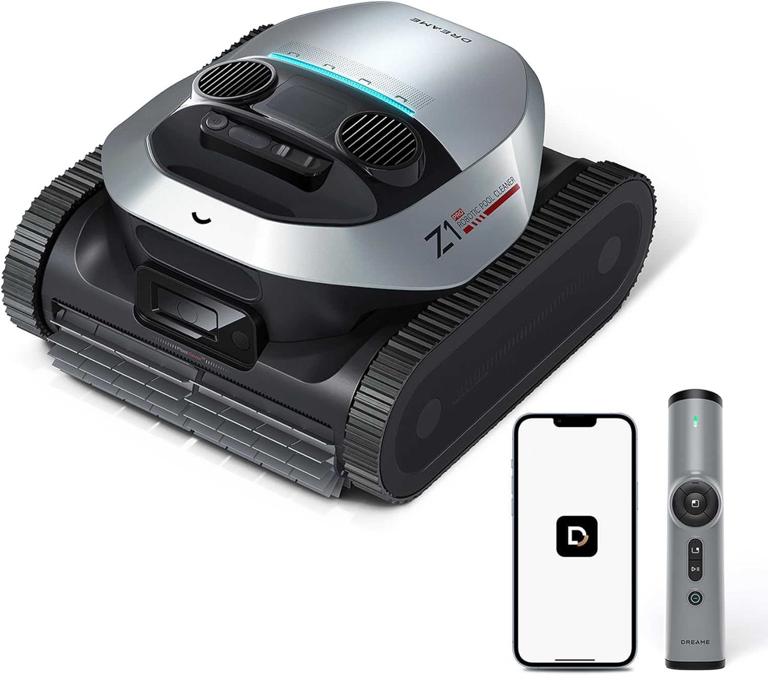 Dreame Robot Piscina Z1 Pro Inalámbrico 30000 L/h 4 h Autonomía Mando LiFi