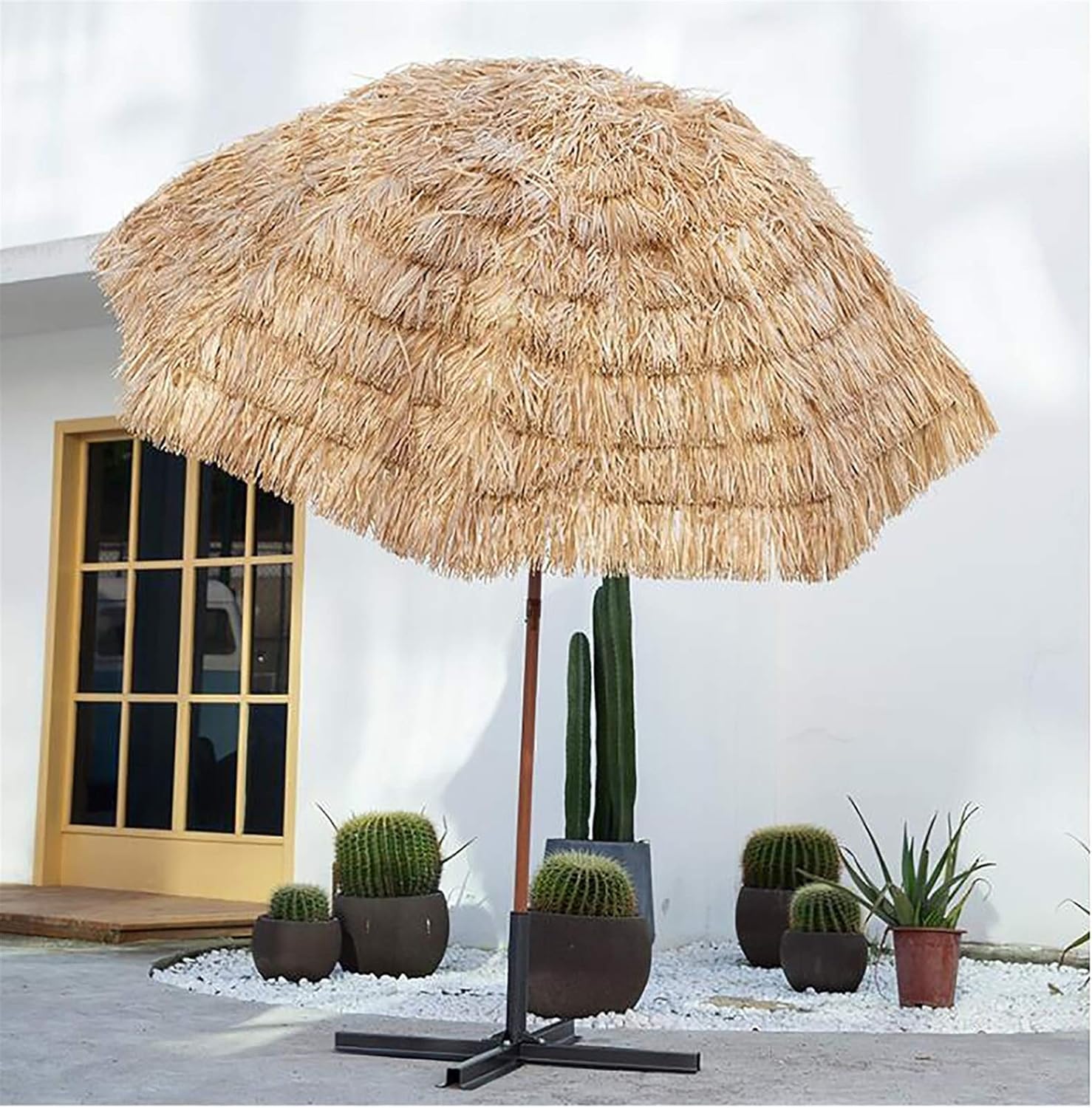 CLSDRZC Sombrilla de terraza de 8 pies (244 cm) con 8 varillas - vista 2