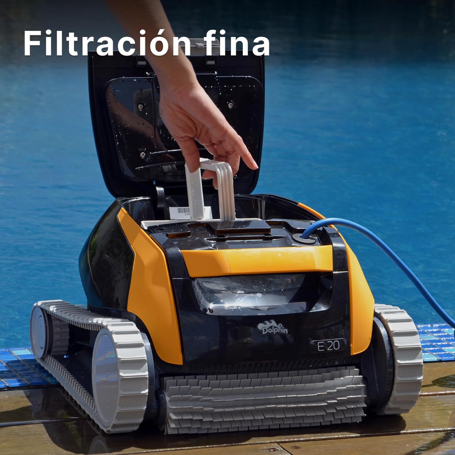 Maytronics Dolphin E20 Robot Limpiafondos Piscina 10 m Muros Cable 15 m - vista 2