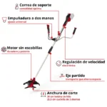 Desbrozadora de batería Einhell Agillo 36/255 BL - Imagen 2