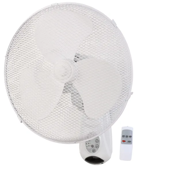 EQUATION Ventilador de Pared Derby 45W Blanco con Mando y Temporizador