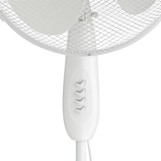 EQUATION Ventilador de Pie Altona-4 45W Blanco 40cm 3 Velocidades Oscilante