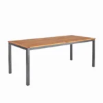 Mesa de jardín Naterial Oris aluminio y eucalipto 200 cm