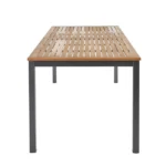 Mesa de jardín Naterial Oris aluminio y eucalipto 200 cm - Imagen 2
