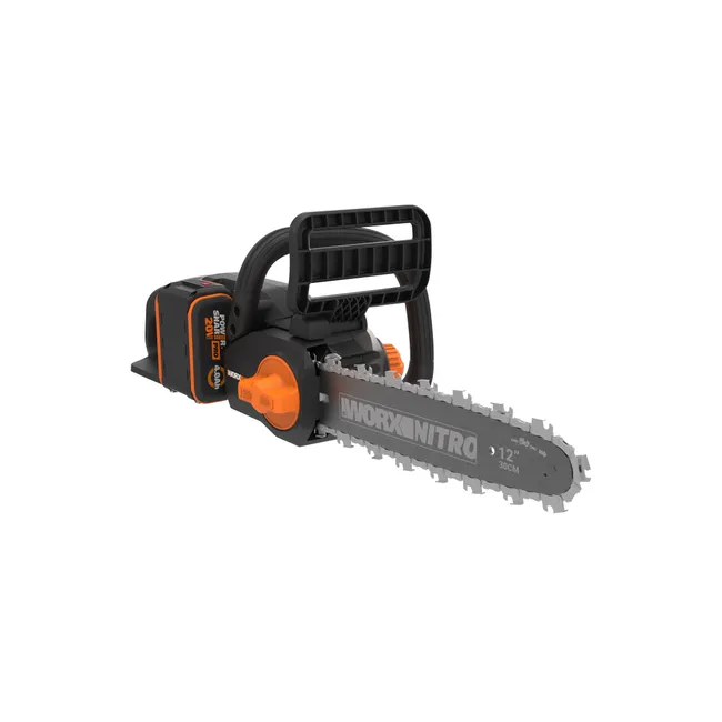 WORX Nitro WG350E Motosierra 20 V 4 Ah Brushless 30 cm 10 m/s PowerShare